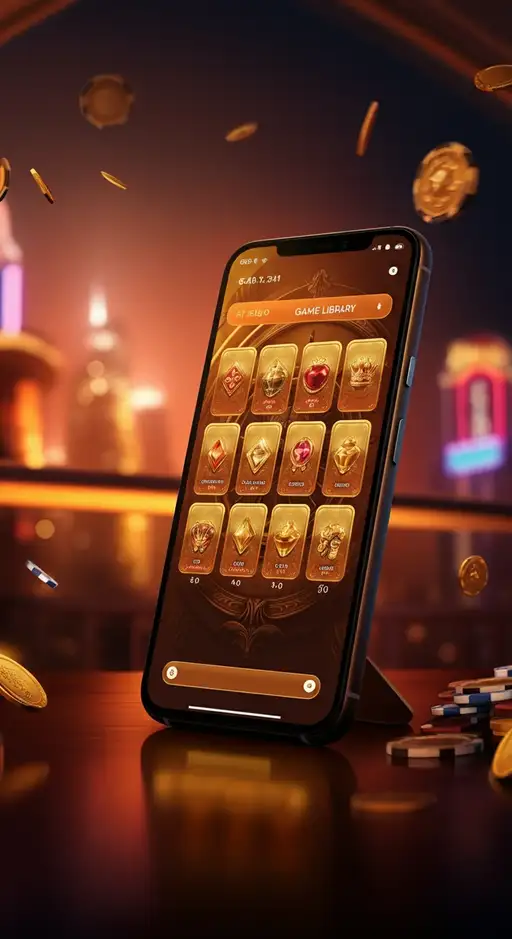 Interface du catalogue de jeux de Cresus Casino, affichant une sélection variée de machines à sous populaires et jeux de table comme le blackjack et la roulette.