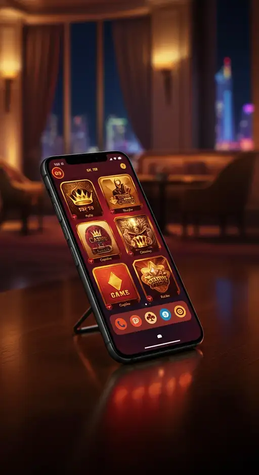 Interface mobile fluide du Casino Cresus affichant une machine à sous populaire avec des bonus sans wager