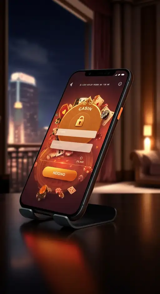 Interface de connexion sécurisée de Cresus Casino avec champ d'e-mail et mot de passe sur un fond élégant et un bouton de connexion, symbolisant l'accès facile aux jeux.